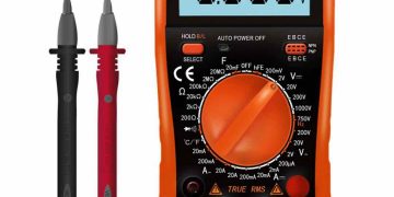 Đồng hồ vạn năng mang thiết kế nhỏ gọn, đơn giản