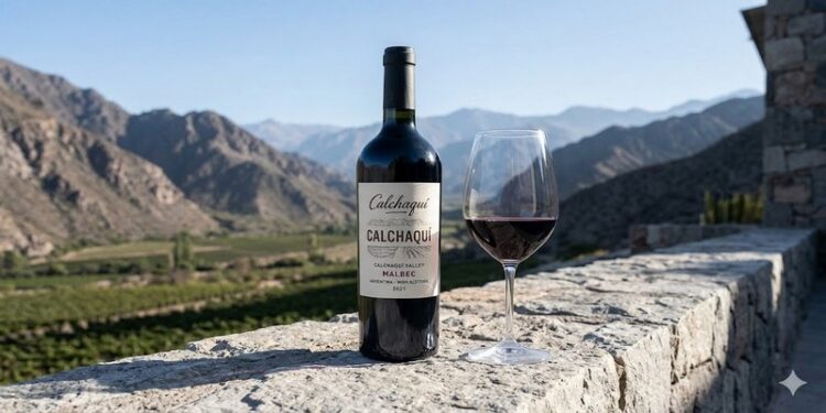 Vẻ đẹp Thanh lịch của Malbec vùng Salta trên Nền đá tự nhiên